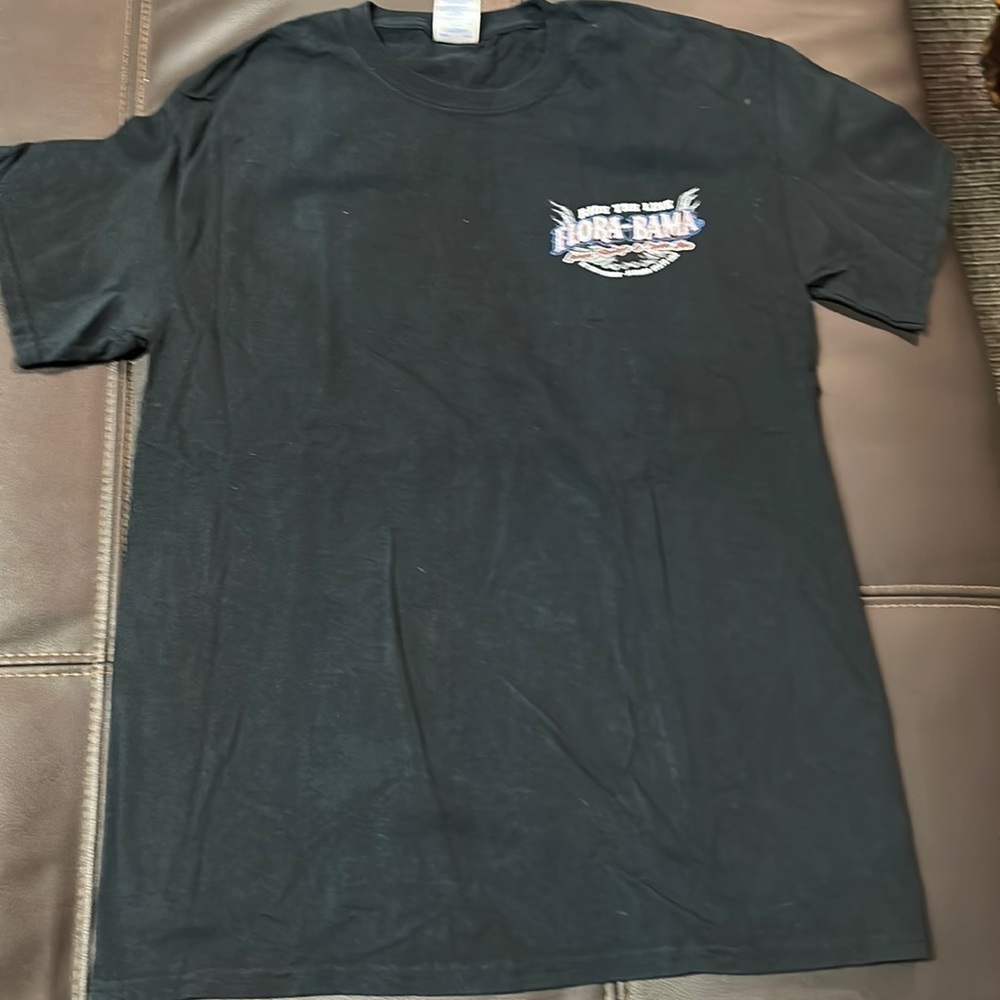 Mens flora bama motorcycle shirt sz medium new